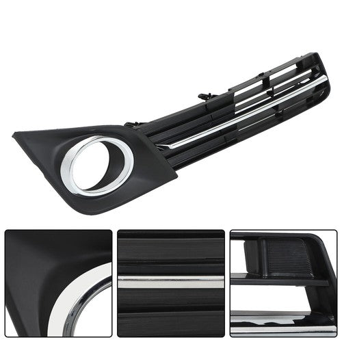 Solid Spare LH+RH For Toyota Camry SE 12-14 Front Bumper Lower Grille & Fog Lamp Cover Bezel
