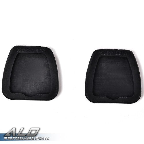 Solid Spare 2Pcs Black Brake Or Clutch Pedal Pads Cover Fit For Honda Accord Civic CRV