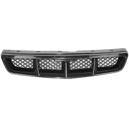 For 1999-2000 HONDA CIVIC 2/3/4DR Mugen Black Front Hood Mesh Sport ABS Grille