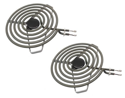 Solid Spare (2) 8" Electric Range Burner For Whirlpool Maytag Kenmore 660533 HEAVY BRACKET