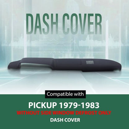 Solid Spare Dark Blue TPE Dash Board Cover Overlay Fit For 1979-1983 Toyota Pickup