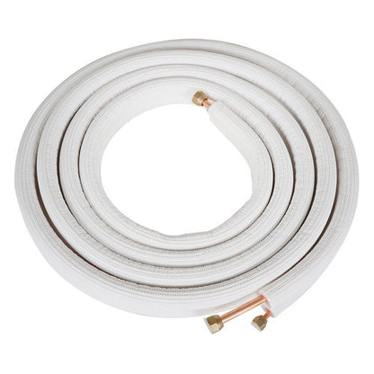 Solid Spare 16FT 1/4" - 3/8" Dia. Air Conditioning Cooling Connection Pipe Install Kit