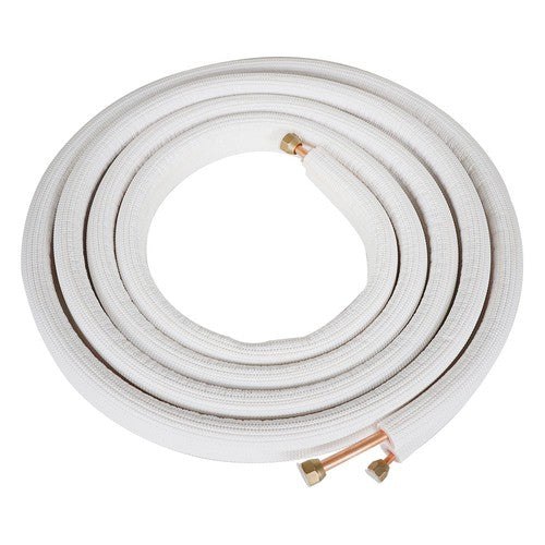 Solid Spare 16FT 1/4" - 3/8" Dia. Air Conditioning Cooling Connection Pipe Install Kit