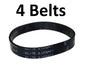 Solid Spare Vacuum Cleaner Belt for HOOVER 38528027 38528-027 - 4 Pack
