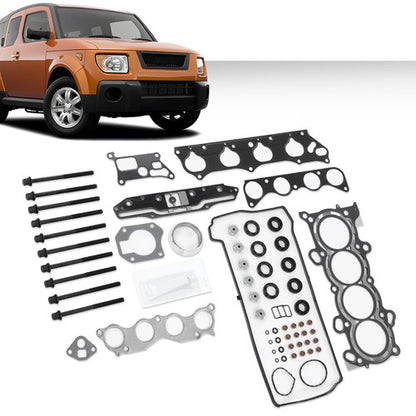 Solid Spare Fit For 03-06 Honda Accord Element 2.4L DOHC K24A4 Head Gasket Bolts Set