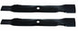 Solid Spare (2) Oregon Mower Blades for John Deere LA Series 330-441 42" Cut Mowers