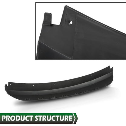Solid Spare Front Bumper Face Bar Trim Molding Step Pad Fit For 2015-2022 Dodge Charger