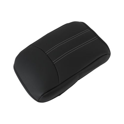 Solid Spare Compatible For Honda Pilot 2023-24 Black Leather Center Console Armrest Gloves