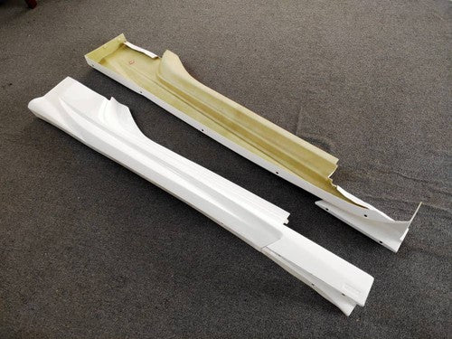 FRP Unpainted Side Skirts Rocker Panel Left+Right For 2009-2020 Nissan 370Z Z34