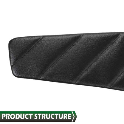 Solid Spare Fit For 2010 2011 2012 2013 2014 Ford Mustang Door Panel Insert Pleated Black