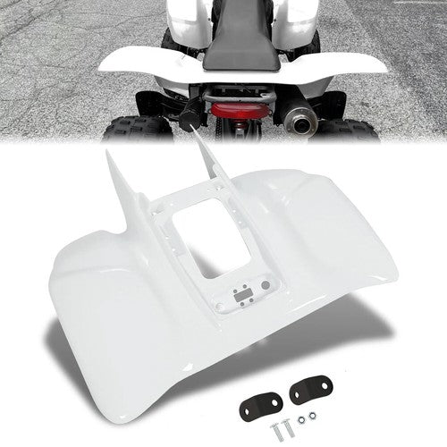 Solid Spare Rear Fender Plastic Kit ABS W/ Hardware For Honda TRX 400EX 1999-2007 00 01 02