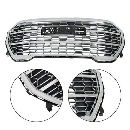 Solid Spare Front Bumper Grille Chrome Without Camera Hole Compatible For GMC Terrain 22-23