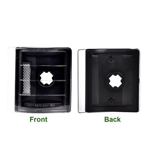 Solid Spare Corner Signal Side Marker Lamps Black Fit For Chevy CK C10 1500 2500 3500 Tahoe
