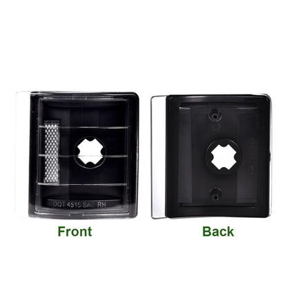 Solid Spare Corner Signal Side Marker Lamps Black Fit For Chevy CK C10 1500 2500 3500 Tahoe