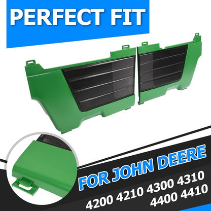Solid Spare Side Panel & Grille Kit For John Deere 4200 4300 4400 LVU10564 LVU10565 LVU10728