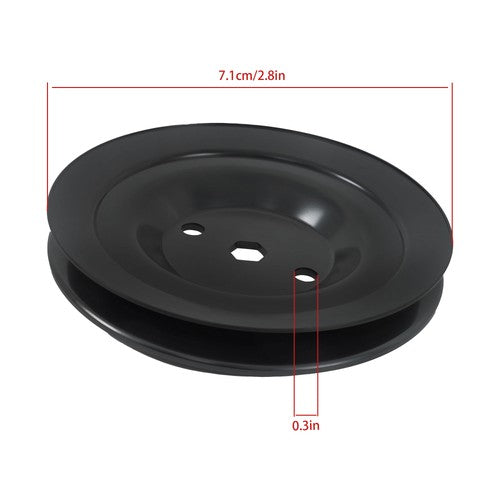Solid Spare For John Deere Deck Pulley G110 LA150 190C D170 E180 LA175 S180 GX21381