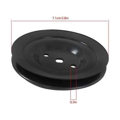 Solid Spare For John Deere Deck Pulley G110 LA150 190C D170 E180 LA175 S180 GX21381