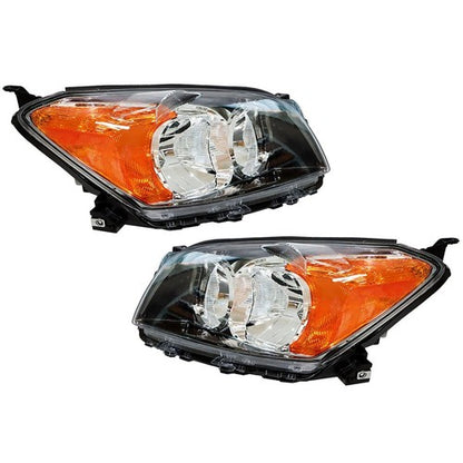 Solid Spare For Toyota Rav4 Sport 2009-2012 LH+RH Headlight Replacement Halogen Housing