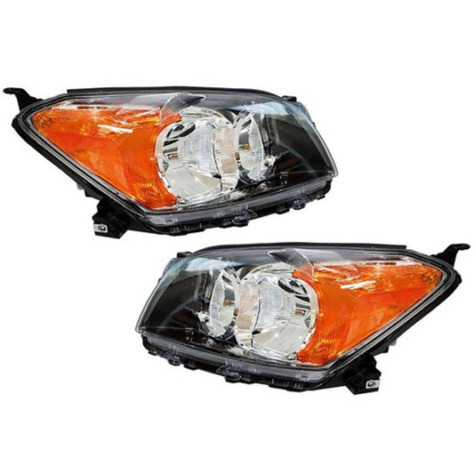Solid Spare For Toyota Rav4 Sport 2009-2012 LH+RH Headlight Replacement Halogen Housing