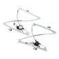 Solid Spare For Chevy Silverado GMC Sierra 2007-2014 1 Pair Window Regulator w/ Motor