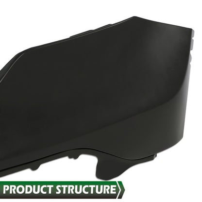 Solid Spare Fit For 2007-2009 Honda CRV CR-V Front Bumper Cover Assembly Black HO1000251