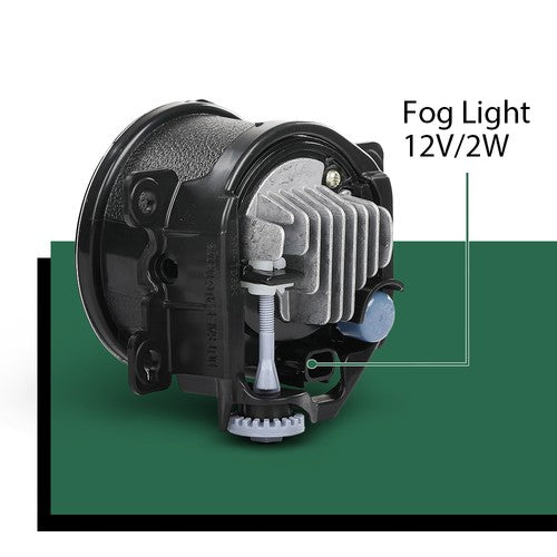 Solid Spare LED Fog Lights Fit For 2021 2022 2023 Honda Odyssey Switch Bezel Wires Relay