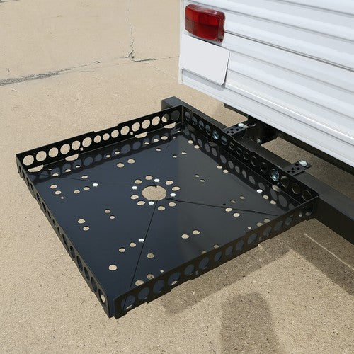 Solid Spare For RV Bumper Mount Generator & Cargo Luggage Carrier Tray Kit Powder Coated