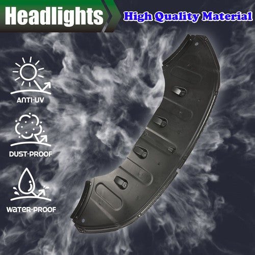 Solid Spare Fit For 2015-2017 Hyundai Sonata Front Engine Splash Shield Under Cover Black