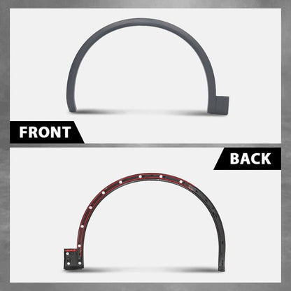 Solid Spare Front Left+Right Fender Flare Wheel Well Arch Molding Fit For 18-20 Audi Q5 Base