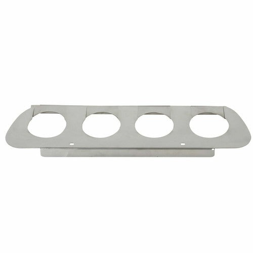 Solid Spare Stainless Steel Rear Lower Bumper Filler Panel For 2014-2019 C7 Corvette Z06