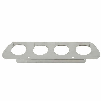 Solid Spare Stainless Steel Rear Lower Bumper Filler Panel For 2014-2019 C7 Corvette Z06