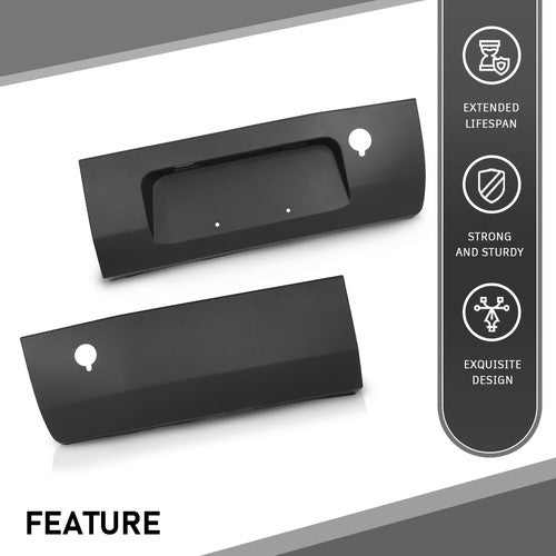 Solid Spare Fit For 2015-2019 Ford Transit 150 250 350 Rear Door Lower Molding Left+Right