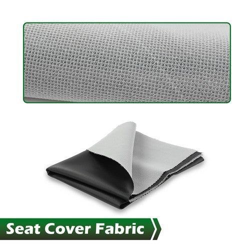 Solid Spare Universal 23.8" x 36" Motorcycle Scooter ATV Waterproof Seat Cover Cushion Black