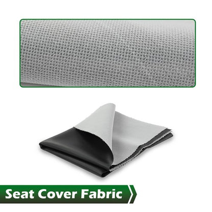 Solid Spare Universal 23.8" x 36" Motorcycle Scooter ATV Waterproof Seat Cover Cushion Black