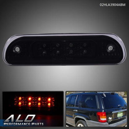 Solid Spare Fit For 1999-2004 Jeep Grand Cherokee LED 3rd Third Brake Light Cargo Lamp Smoke