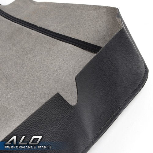 Solid Spare Fit For 02-08 Dodge Ram Leather Armrest Center Console Lid Cover Black