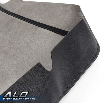 Solid Spare Fit For 02-08 Dodge Ram Leather Armrest Center Console Lid Cover Black