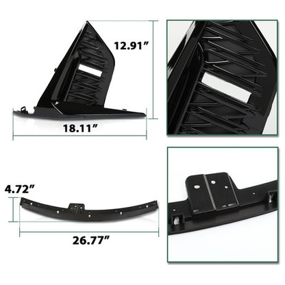 Solid Spare Fit For 2014-2016 Lexus IS IS250 IS200t IS350 to 21 F-Sport Style Front Bumper