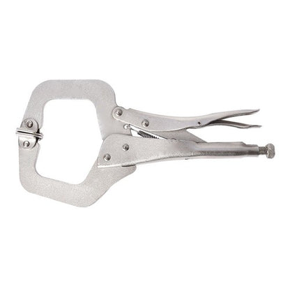 Solid Spare 11'' 5Pcs C-Clamp Locking Vise Grip Pliers w/ Swivel Jaw Pad Welding Hand Tool