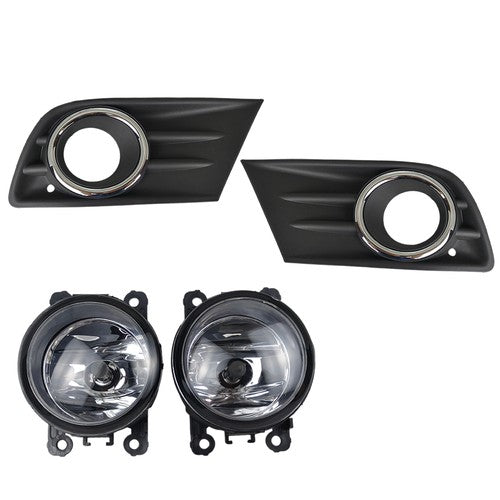 For Honda Pilot 2012-2013-2014-2015 New A Pair Fog Light W/Cover&Chrome Trim US