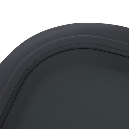 Solid Spare RV Window Horizontal Sliding Window 36  Width × 15  Height w/ Trim Ring Black
