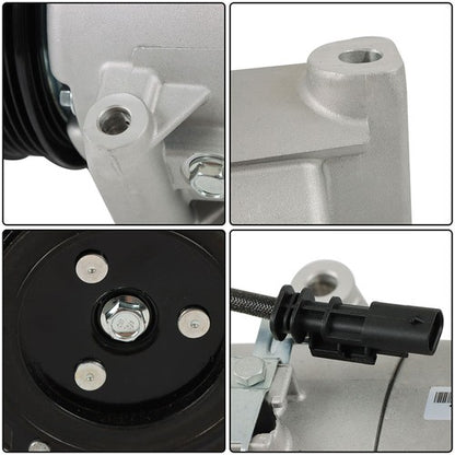 Solid Spare Fit For Chevrolet Malibu 13-16 GMC Terrain 15-17 68222 A/C Compressor W/ Clutch