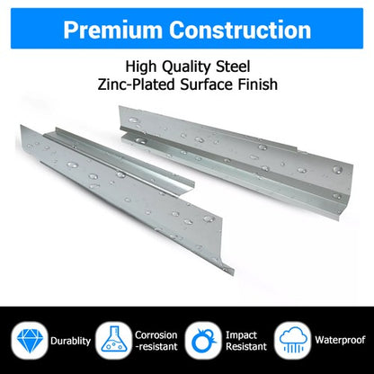 Solid Spare Slip-on Rocker Panels For 02-08 Ram 1500 03-09 06 07 2500 3500 Standard Cab 2Dr