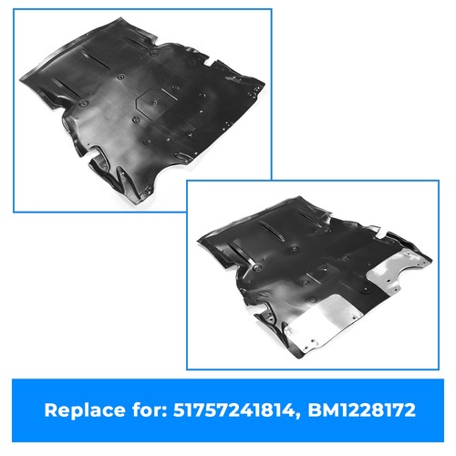 Solid Spare Engine Splash Shield For BMW 328i 2012-2016 Front Lower F30 Sedan/230i 2017-2021