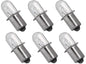 Solid Spare (6) 18 Volt Xenon Bulbs for Milwaukee M18 Flashlight