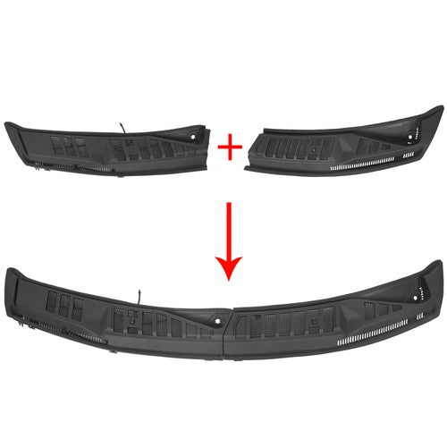 Solid Spare Windshield Wiper Cowl Grill Grille For 2015-2020 Ford F150 F-150 FL3Z15022A69A