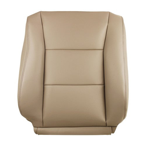 Solid Spare Leather Front Driver & Passenger Covers Tan Suit For 98-07 Toyota Land Cruiser