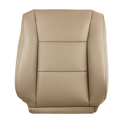 Solid Spare Leather Front Driver & Passenger Covers Tan Suit For 98-07 Toyota Land Cruiser