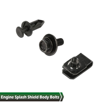 Solid Spare Engine Splash Shield Body Bolts Screws Fender Bumper Clip Rivets kit