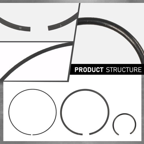 Solid Spare Fit For 11-19 Hyundai Sonata Kia Sorento Optima 2.4L Engine Pistons w/ Rings Kit
